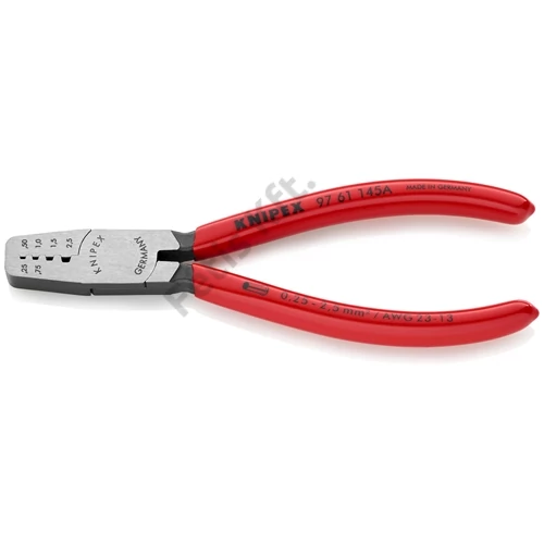 Knipex Krimpelő fogó érvéghüvelyekhez 145 mm