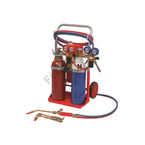 ROTHENBERGER Autogen hegesztő és vágó készlet RE 17 AMS 5/5, 5 l palackkal