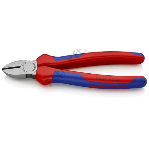 Knipex oldalcsípő fogó feketére foszfátozott 180mm (bliszter)