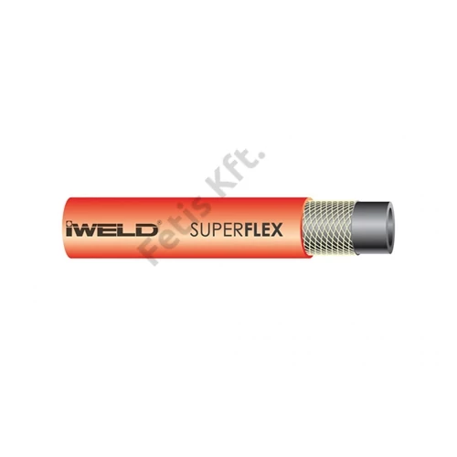 IWELD SUPERFLEX acetilén tömlő 6.3x3,5mm (50m/tekercs)