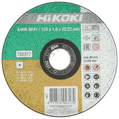 Hikoki vágókorong inox 115x1.6mm