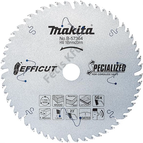 Makita EFFICUT körfűrészlap 165x20mm Z56