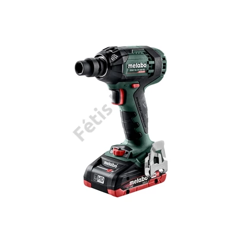 Metabo SSW 18 LTX 300 BL akkus ütvecsavarozó (2x LiHD 4.0Ah)