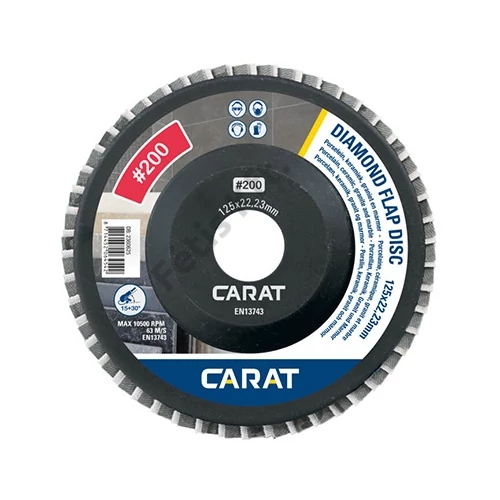 Carat gyémánt lamellás csiszolótányér 125mm K200