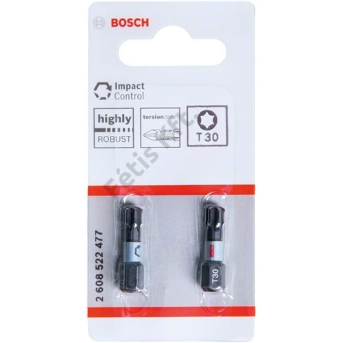 Bosch Impact Control T30 bit, 2 db 25 mm