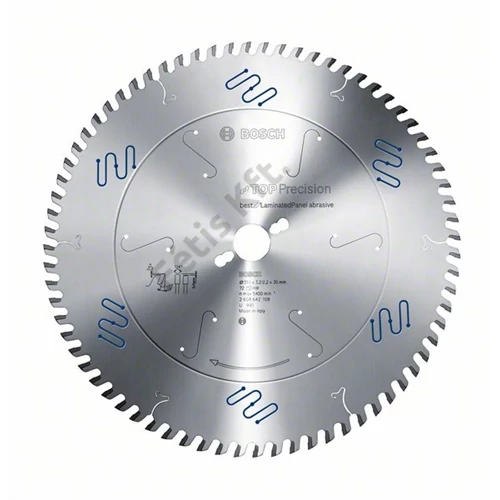 Bosch körfűrészlap 350x30/72 Top Precision Best for Laminated Panel abrasive