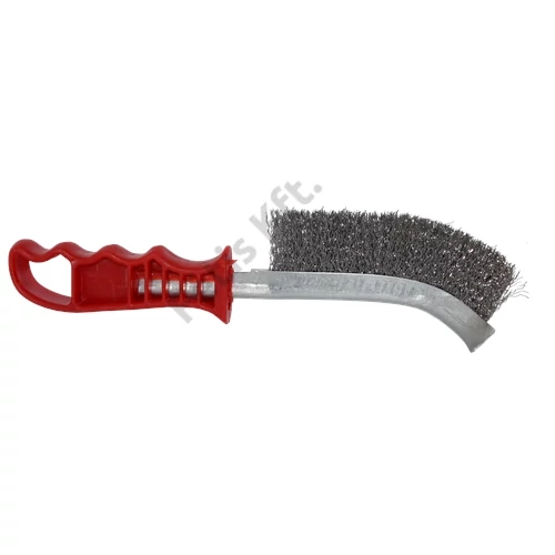 Abraboro kézi drótkefe piros nyéllel 140x265 mm / 0.30 STD