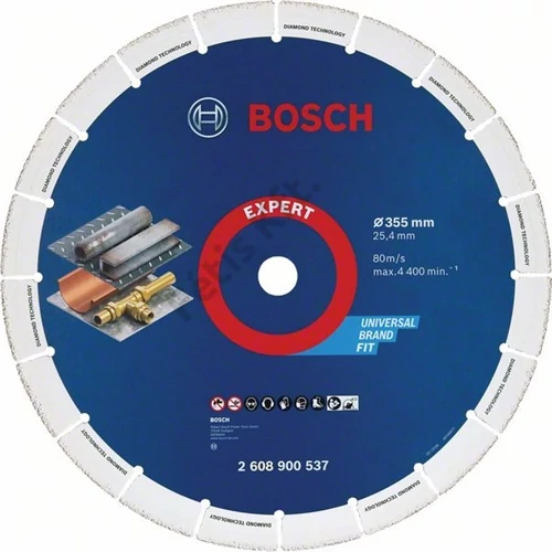 Bosch Expert gyémánt vágókorong fémhez 355 x 25.4 mm