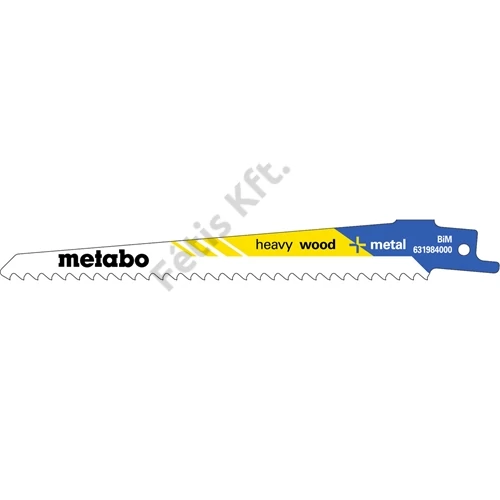 Metabo orrfűrészlap S611VF BiM 150x1.25mm/3.2-5.1 (5db)