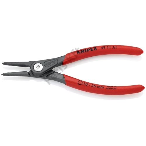 Knipex Precíziós seeger-fogó külső szürkére foszfátozott 140 mm