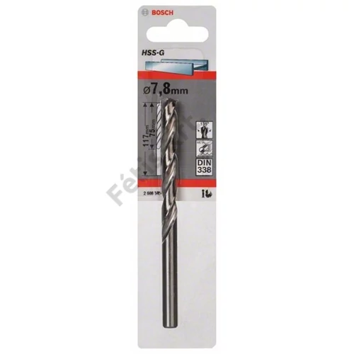 Bosch HSS-G csigafúró 7.8 mm