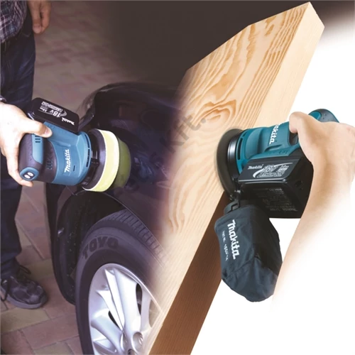 Makita DBO180RTJ 18V LXT Li-ion excentercsiszoló 2x5.0Ah 123 mm