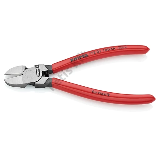 Knipex oldalcsípő fogó műanyaghoz kerek fej mártott nyél 160 mm