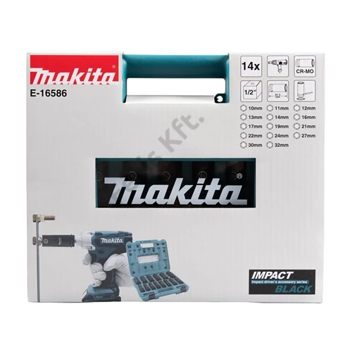 Makita Impact black dugókulcs készlet CR-MO 1/2