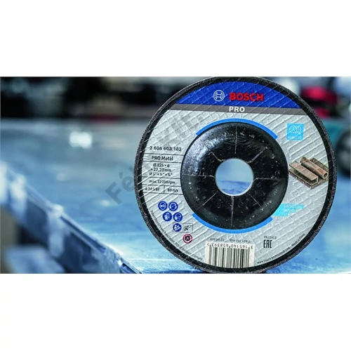 Bosch PRO Metal kötőanyaggal készült csiszolótárcsa, 150 x 6 x 22,23 mm
