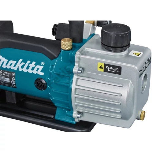 Makita DVP181ZK 2x18V LXT Li-ion 3Pa kétlépcsős vákuumszivattyú 20HP osztály Z (alapgép akku és töltő nélkül)