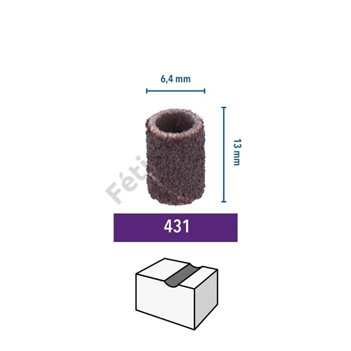 Dremel Csiszolószalag 6.4 mm P60 (431)