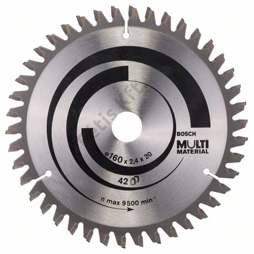 Bosch körfűrészlap 160x20/42 MultiMaterial