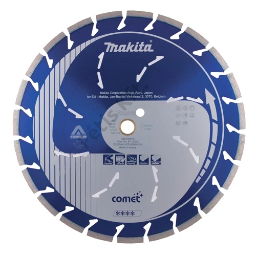 Makita 350mm gyémánt vágókorong COMET 3DDG szegmentált