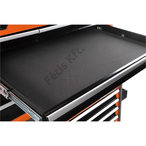 Tactix szerszámkocsi 6 fiókos 66x48x93 cm (üres) oldaltálcákkal