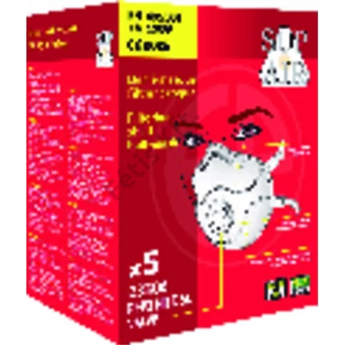 SUPAIR FFP3SL NR D szelepes csésze formájú pormaszk