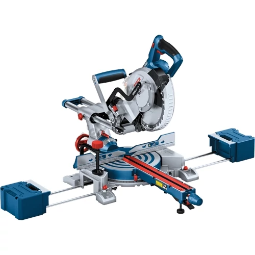 Bosch GCM 18V-216 D akkus gérvágó fűrész (2x munkadarab támaszték) (akku és töltő nélkül)