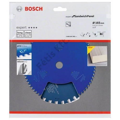 Bosch körfűrészlap 165x20/30 Expert for sandwich panel