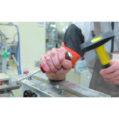 Wiha SoftFinish csavarhúzó Lapos, teljes hosszúságú hatlapú pengével és masszív acélsapkával 12.0 mm x 200 mm (03231)