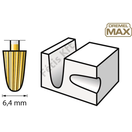 Dremel Max 117DM marófej 6.4 mm 2 db