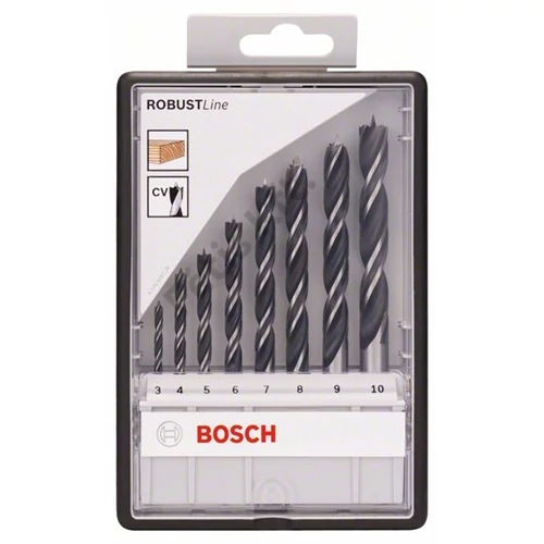 Bosch Robuszt Line fafúró készlet 8 részes 3-10 mm