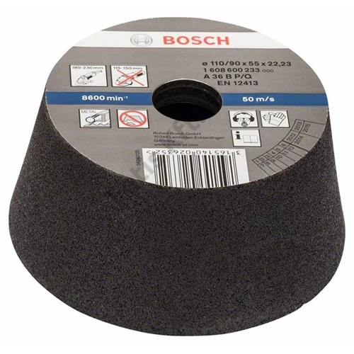 Bosch kúpos fazékkorong fémhez 90x110 P36