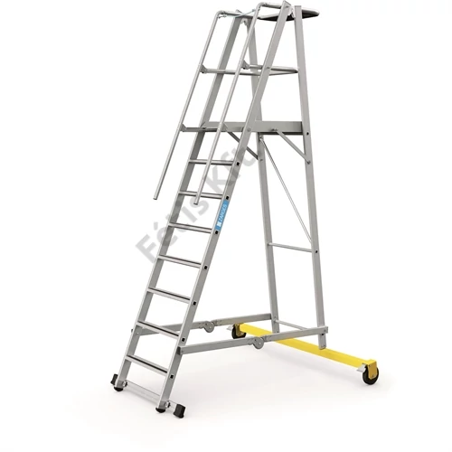 Zarges Raktári dobogós létra 1x8 ZAP Safemaster Plus S