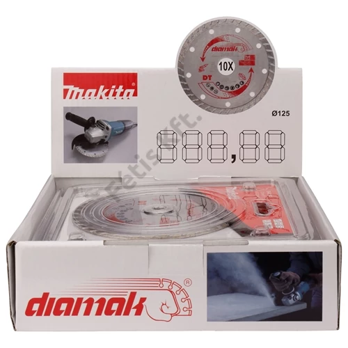 Makita 10db gyémánt vágókorong 125mm Diamak turbó