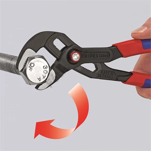 Knipex Cobra® QuickSet Hightech vízpumpafogó szürkére foszfátozott 250 mm