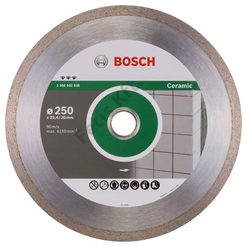 Bosch vágókorong, gyémánt 250x2.4x30/25.4 mm csempe