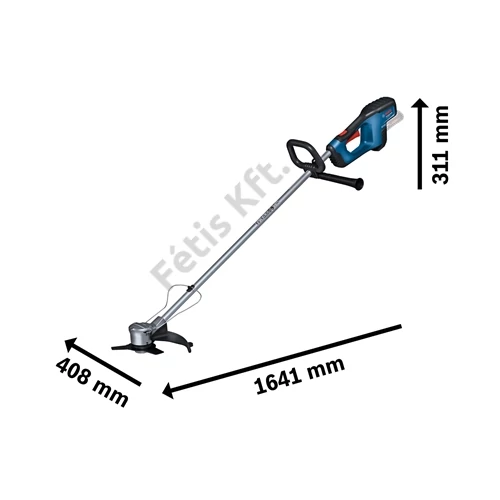 Bosch GFR 18V-23 akkus bozótvágó (akku és töltő nélkül), karton