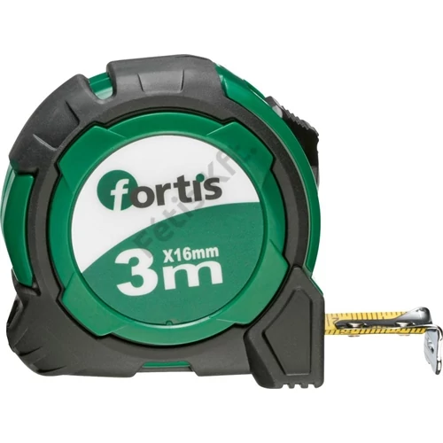 Fortis Zsebmérőszalag 3mx16 mm