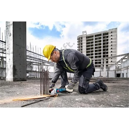Bosch GWS 18V-11 Akkus Sarokcsiszoló (2x5.0 Ah akkuval GAL 1880 töltővel csiszolótárcsa 125mm) L-Boxx-ban