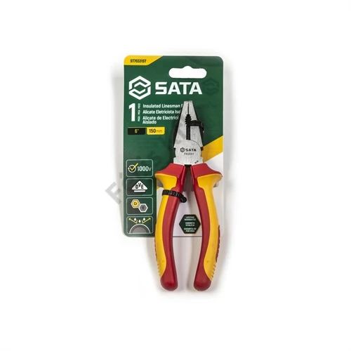 SATA VDE kombinált fogó 150mm