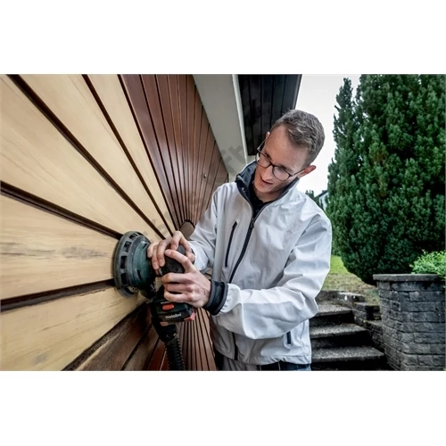 Metabo SXA 18 LTX 150 BL akkus excentercsiszoló 150mm, metaBOX 215 (akku és töltő nélkül)