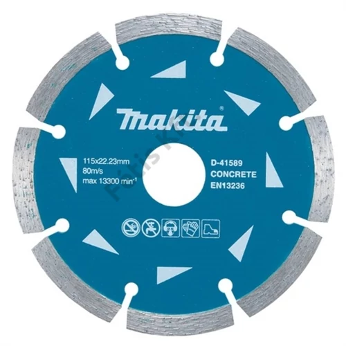 Makita gyémánt vágókorong 115mm szegmentált