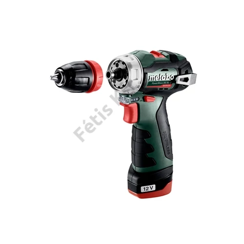 Metabo PowerMaxx BS BL Q akkus fúrócsavarozó 2x12V 2.0Ah, LC 12, koffer