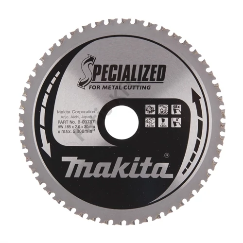 Makita Körfűrészlap fémre 185/30mm Z48 T