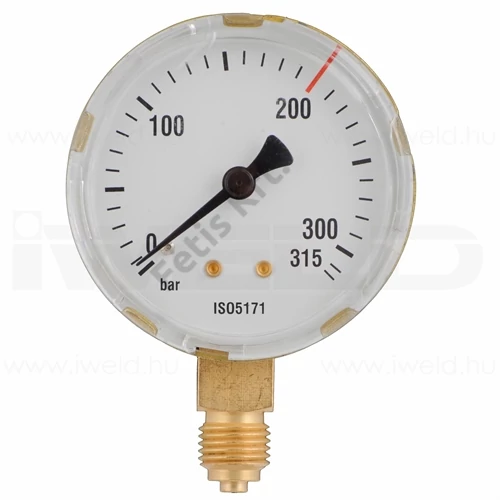 Iweld manométer (jelzés nélküli) 315/200 bar 63mm