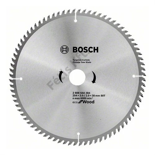 Bosch körfűrészlap 254x30/80 ECO for Wood
