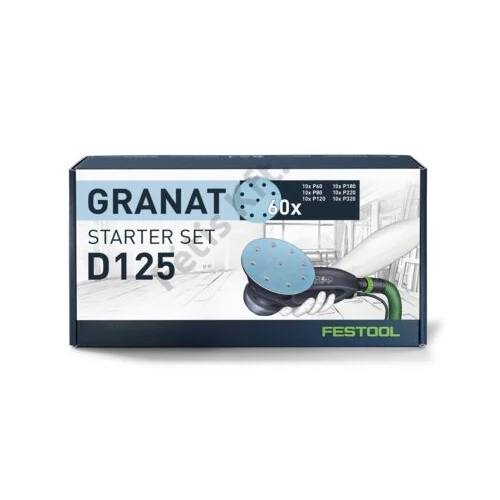 Festool Csiszolóanyag Granat D125 GR-Set