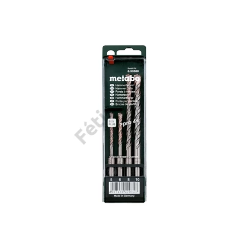 Metabo SDS plus Pro 4 fúrókészlet, 4 részes