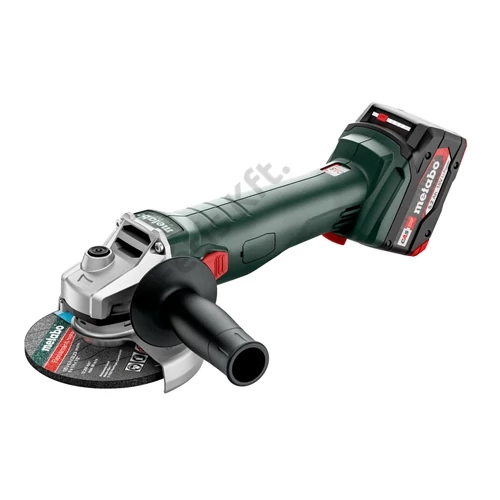 Metabo W 18 L 9-125 Quick akkus sarokcsiszoló 2x5.2Ah, ASC 55, metaBOX