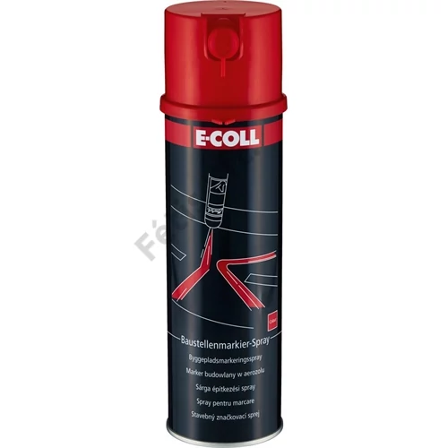 E-Coll BLACK Line jelölő spray piros 500ml