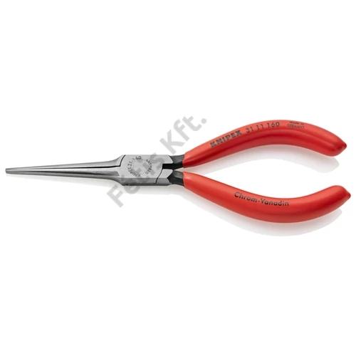 Knipex műszerész fogó (tűfogó) feketére foszfátozott 160 mm (bliszter)